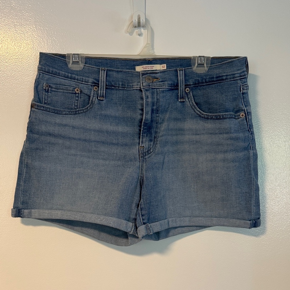 Signature by Levi Strauss Light Blue Jean Shorts
